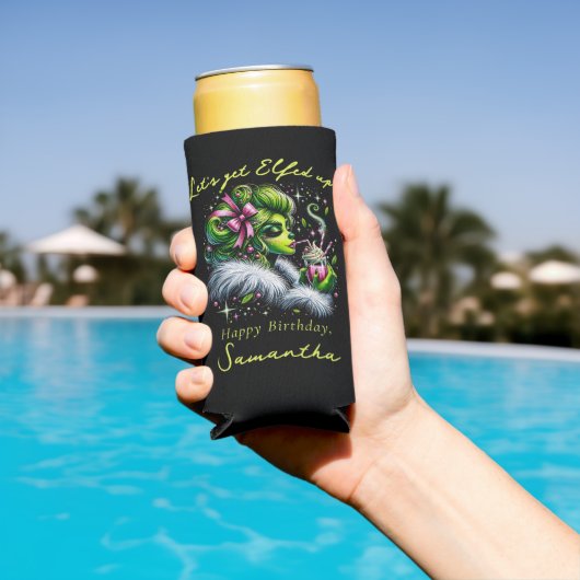 Brutaal Elf Meisjes Uitje Kerstmis Verjaardag Seltzer Blikjeskoeler (Insitu Zwembad)