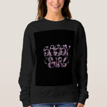 Brutaal Meisje Zwarte Hoodie | Attitude Hoodie voo