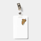 🍕 Brutaal Pizzapunt Badge (Achterkant met clip)