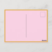 Brutaal van Geboorte Humoristische Grappige Attitu Briefkaart (Achterkant)