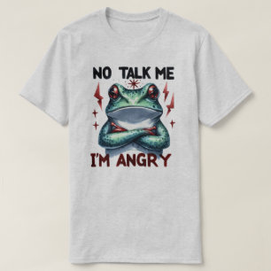 Brutaal Vrolijk Ik Ben Boze Kikker Grafische Citaa T-shirt
