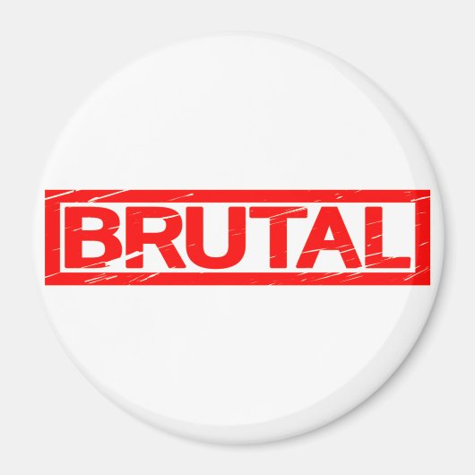 Brutal Stamp Magneet (Voorkant)