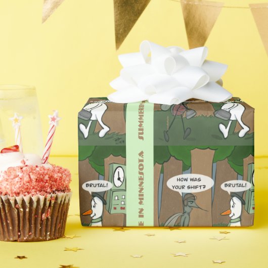 Brutal Summertime Cadeaupapier (Verjaardagsfeest)