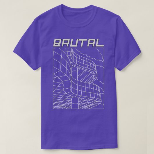 Brutale Architectuur Architecten Ontwerpers T-shirt (Design voorkant)