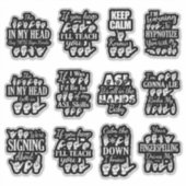 Brutale ASL Stickers - ASL Vibes (Voorkant)