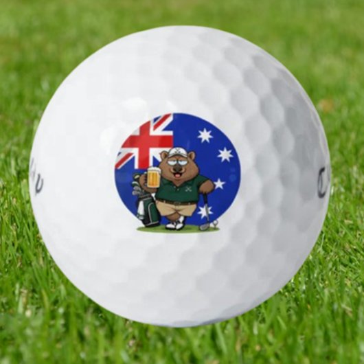 brutale Australische Wombat Golfballen