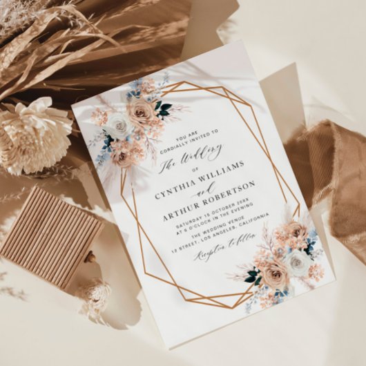 brutale bruinkoolbriddebruggingsuitnodiging kaart