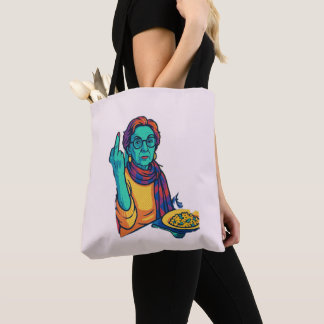 Brutale Denim Tote/Louise zegt het allemaal Tote Bag