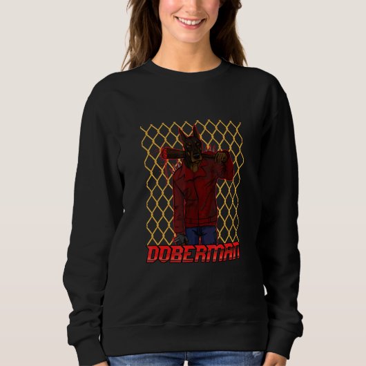 Brutale Dobermann Gangster Dobermann Hondeneigenaa Trui (Voorkant)