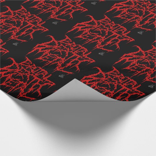 Brutale doodstraf cadeaupapier (Hoek)