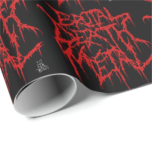 Brutale doodstraf cadeaupapier (Rol Hoek)