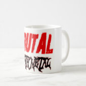 Brutale doodstraf - "Mok" Koffiemok (Voorkant rechts)