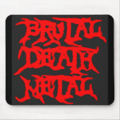 Brutale doodstraf muismat (Voorkant)