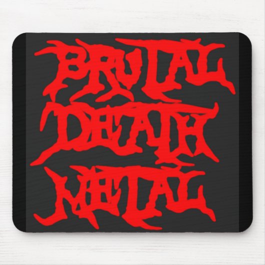Brutale doodstraf muismat (Voorkant)