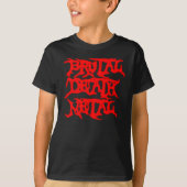 Brutale doodstraf t-shirt (Voorkant)