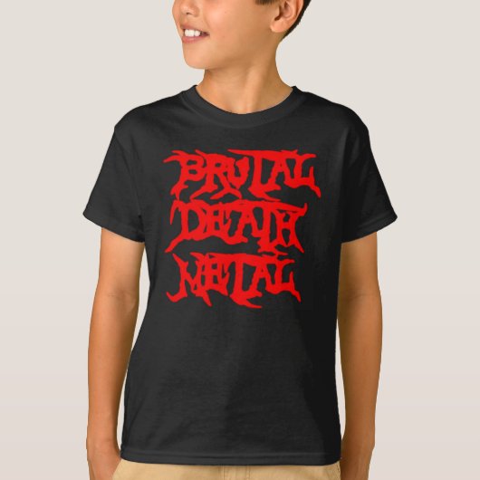 Brutale doodstraf t-shirt (Voorkant)