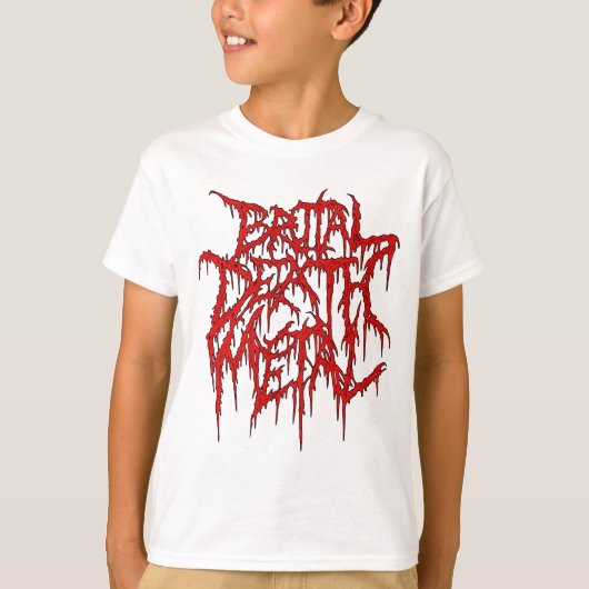 Brutale doodstraf t-shirt (Voorkant)