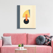 Brutale geometrische vormen canvas afdruk (Insitu (Woonkamer))