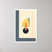 Brutale geometrische vormen canvas afdruk (Voorkant)