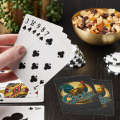 Brutale Haan Vintage Boerderij Pokerkaarten (Insitu)