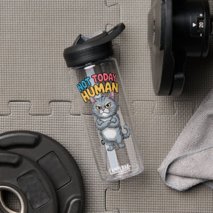 Brutale Kat Menselijke Humor Waterfles