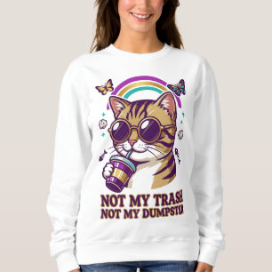 Brutale Kattenshirt Trui