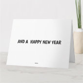 BRUTALE KERST GNOMES BESTE VRIENDEN KAART (Achterkant)