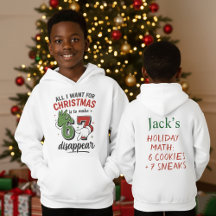 Brutale Kerst-Hoodie - trendy 6•7 Verdwijnen
