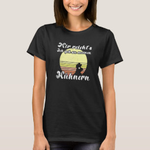 Brutale Kip Zonneondergang Geh Zu Meine Hühnern Ge T-shirt