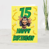 brutale kleine aap kaart (Voorkant)