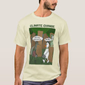 Brutale klimaatverandering Mannen T-shirt (Voorkant)