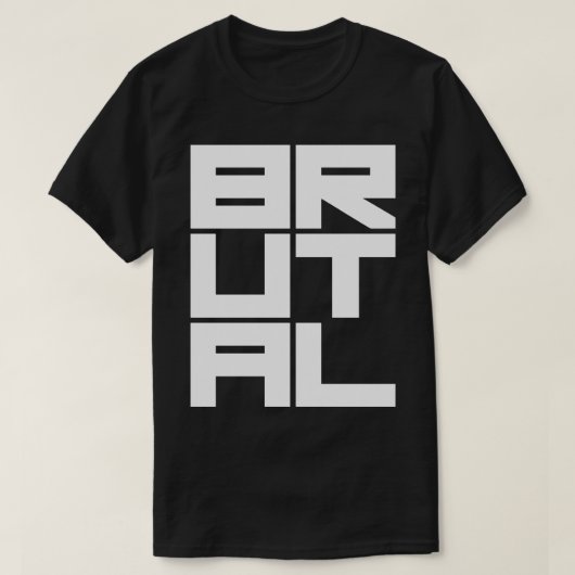 brutale logo t-shirt (Design voorkant)