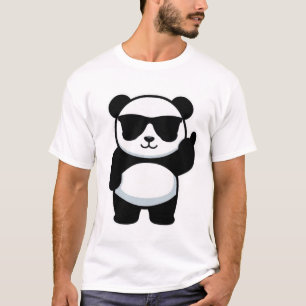 Brutale Panda Met Sassy Houding T-shirt