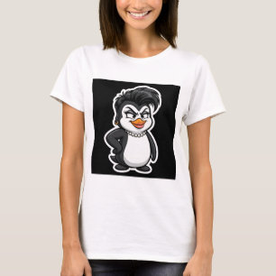 Brutale Pinguïn Diva Grappige Vogel T-shirt