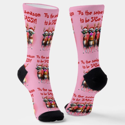 Brutale rendieren sokken (Gebogen)