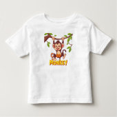 brutale Schattigee aap Kinder Shirts (Voorkant)