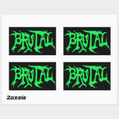 brutale Sticker (Vel)
