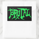 brutale Sticker (Tas)
