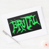 brutale Sticker (Envelop)