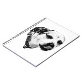 Brutale Terrier Notitieboek – Knipoog en Lik (Linkerzijde)