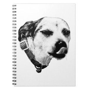 Brutale Terrier Notitieboek – Knipoog en Lik