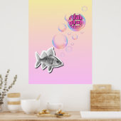 Brutale Vis Poster (Keuken)