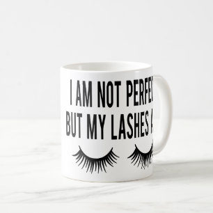 Brutale Visagiste Cosmetoloog Wimpers Wimpers Koffiemok