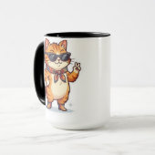 Brutale Zonnebril Kat Mokken Cute & Trendy Felin (Voorkant links)