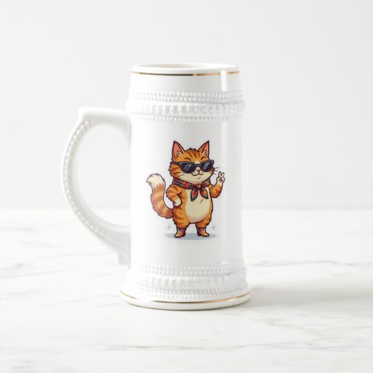 Brutale Zonnebril Kat Mokken Cute & Trendy Felin (Links)