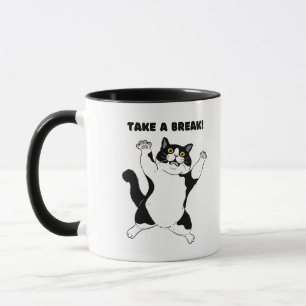 Brutale Zwarte Kat Koffiemok – Herinnering om even Mok