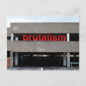 Brutalism Car Park Briefkaart (Voorkant)