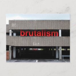 Brutalism Car Park Briefkaart