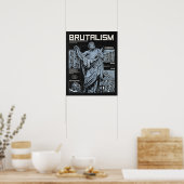 Brutalisme - Brutalistisch ontwerp Poster (Keuken)