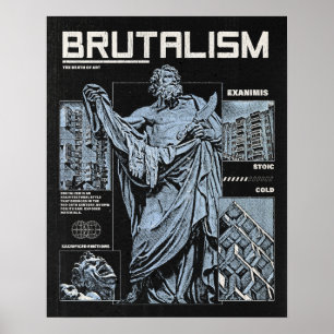 Brutalisme - Brutalistisch ontwerp Poster